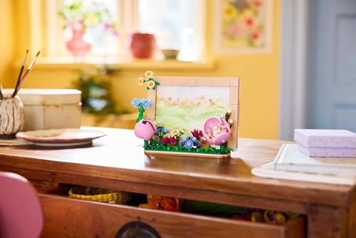 LEGO Floral Picture Frame Botanicals 40916, Building Block Toy, Plastic, for Adults, Includes Instruction Manual