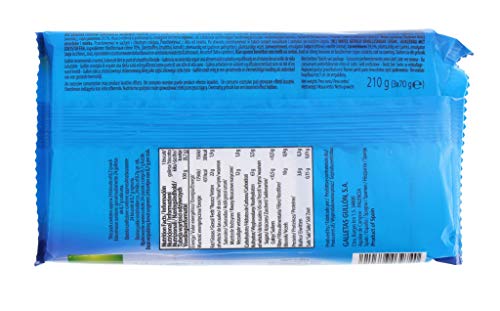 Gullon Sugar Free Vanilla Flavour Wafer Biscuits 6 x 210g Packs