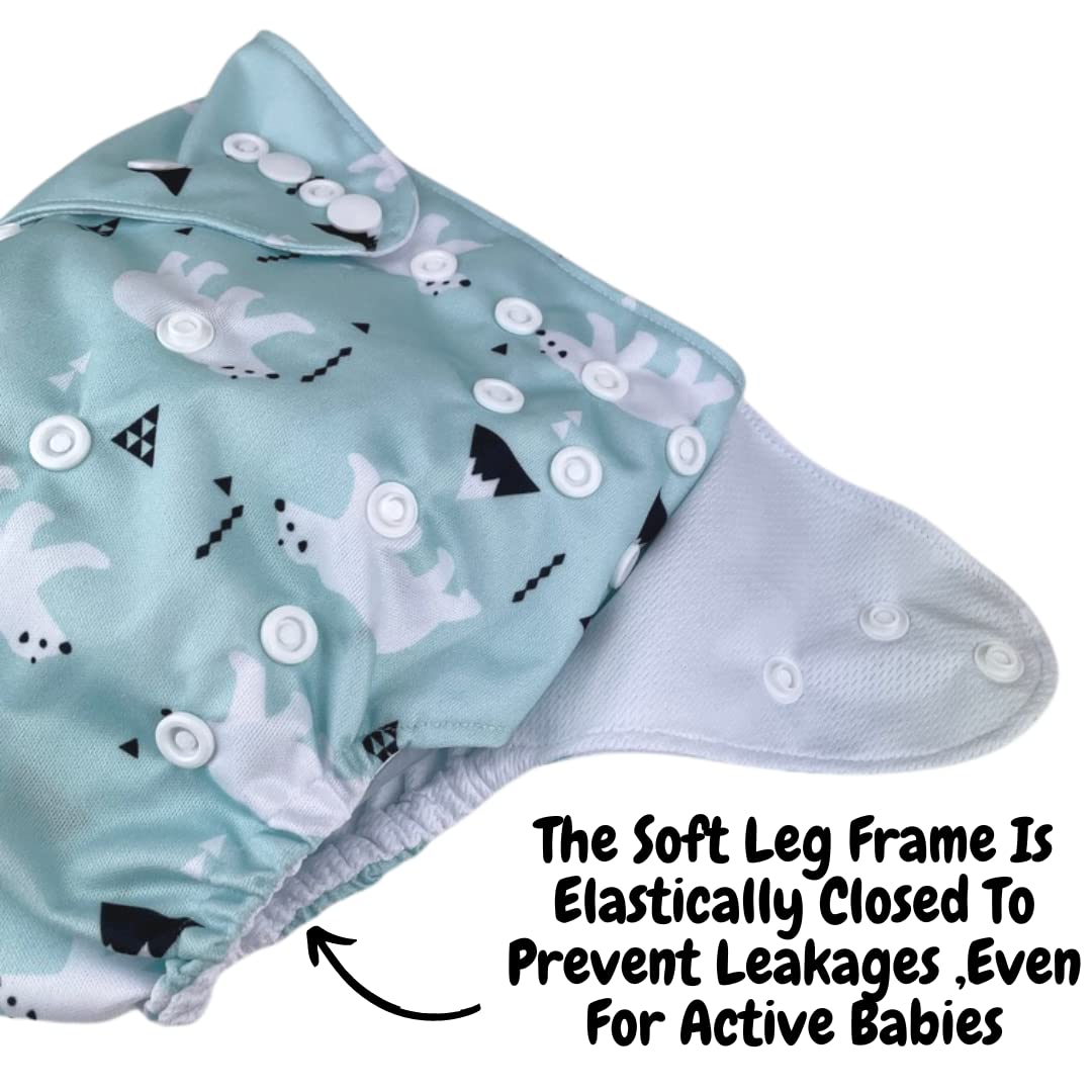 Alimos Swim Nappy and Waterproof Bag Washable Reusable for Happy Baby (0-3 Years) UK Brand