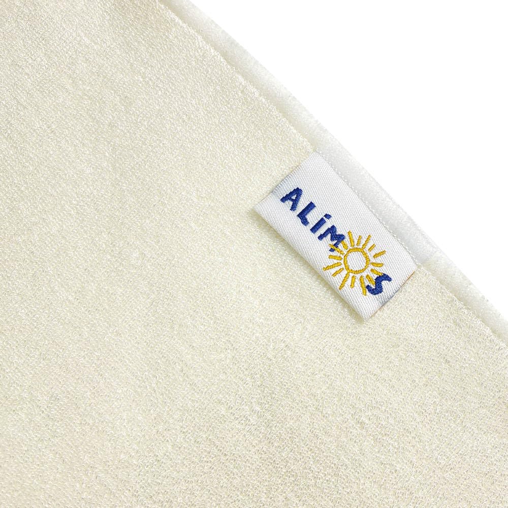 Alimos Bamboo Baby Wipes & Makeup Remover Reusable, Washable, Super Soft, Absorbent Pack of 6 Size Naturally Anti-Bacterial 15x15 cm