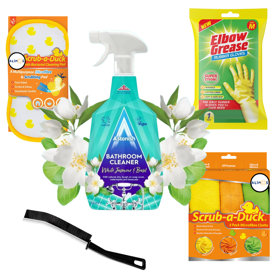 Astonish Bathroom Cleaner White Jasmine & Basil Bundle