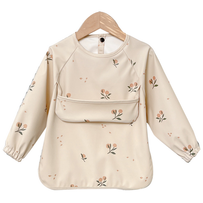 Alimos Long-Sleeved Baby Weaning Bib (12–36 Months)