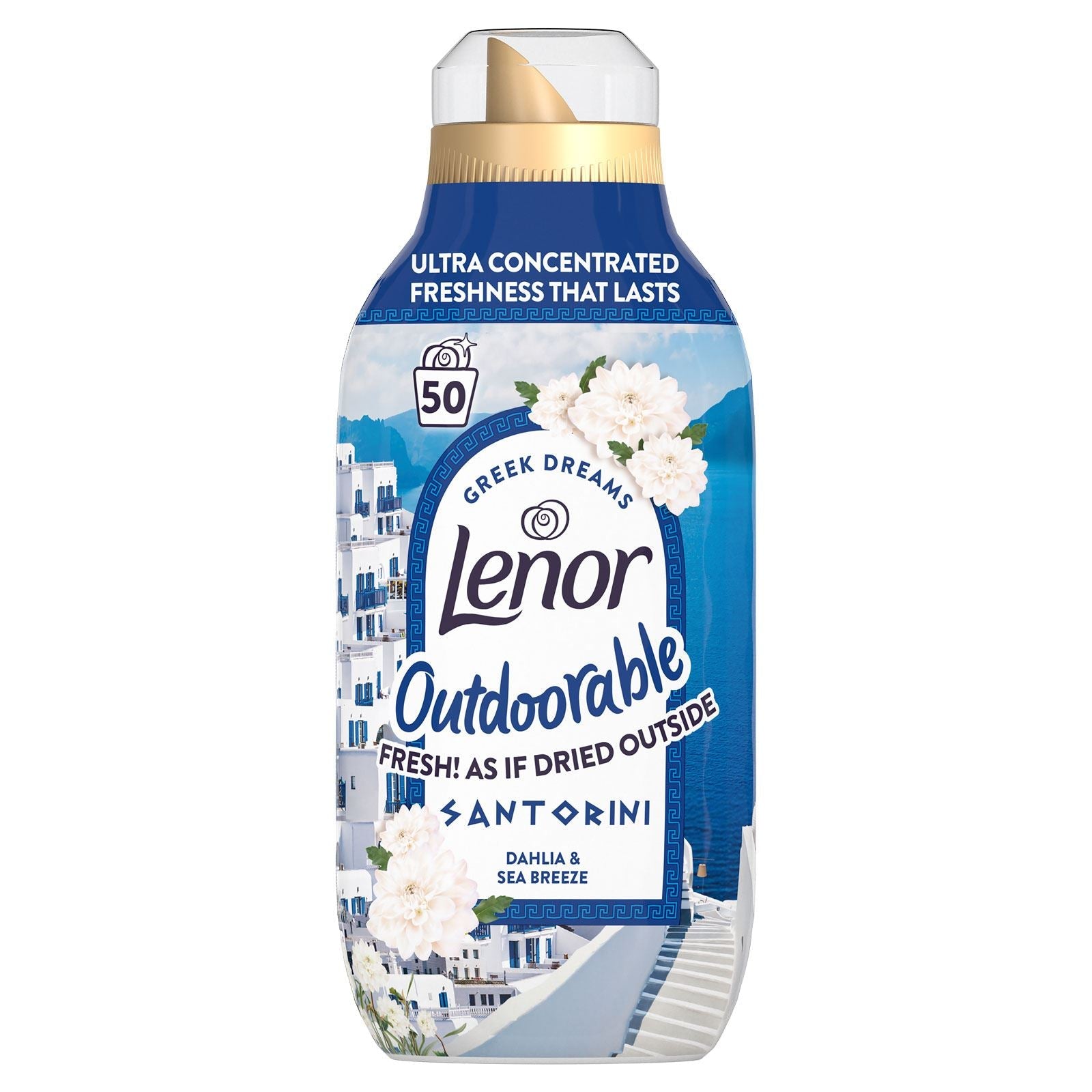 Lenor Outdoorable Santorini Dahlia & Sea Breeze 700ml bottle