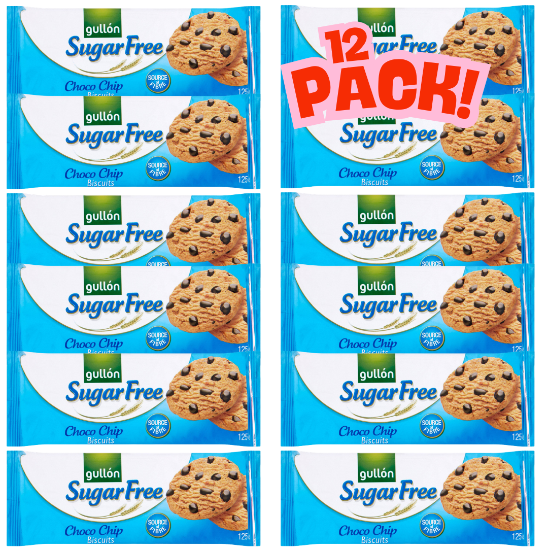 GULLON BISCUITS SUGAR FREE CHOCO CHIP COOKIES