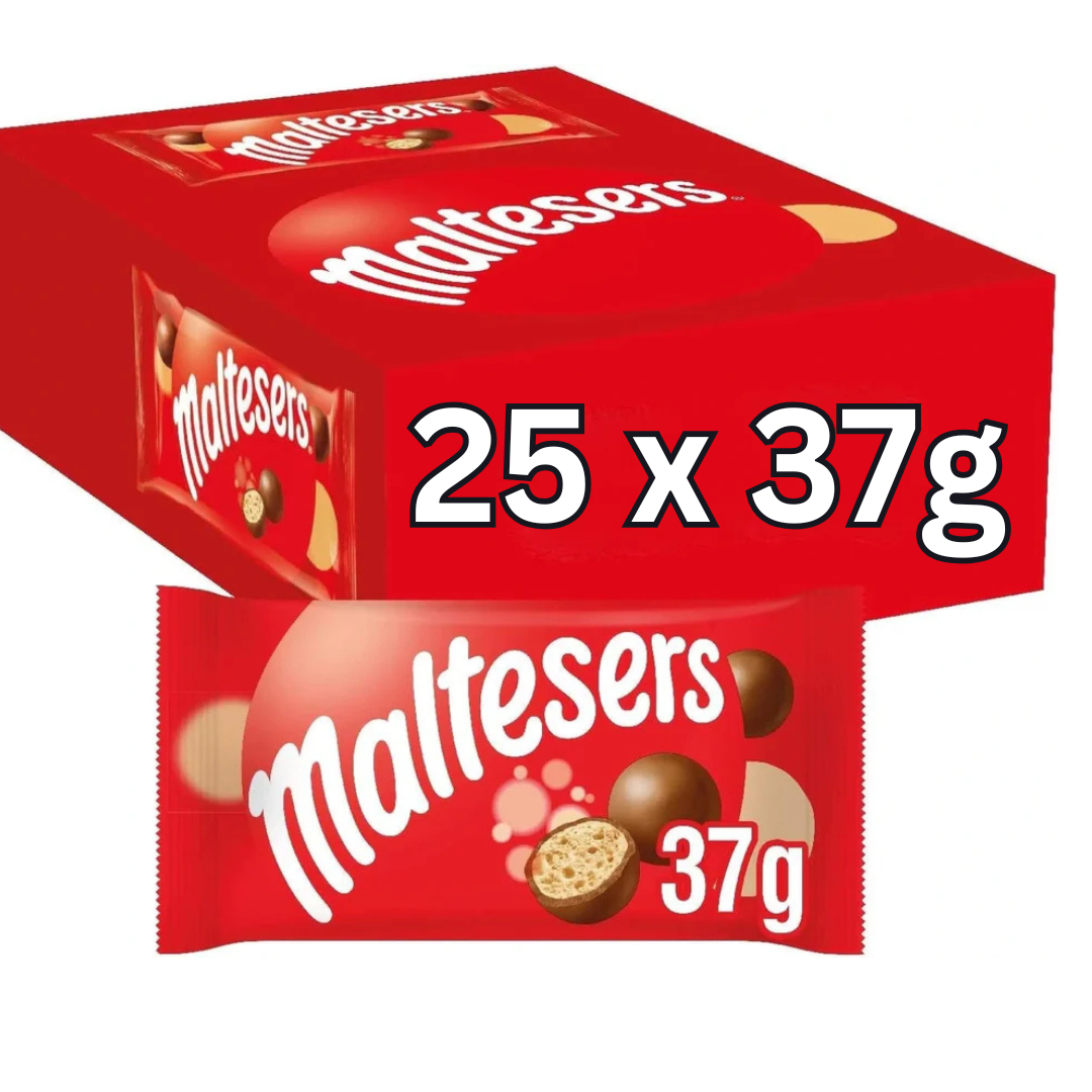Mars Chocolate Full Cases Choose from Snickers, Twix, Maltesers, Mars Bars, 24-25 Packs UK Treats