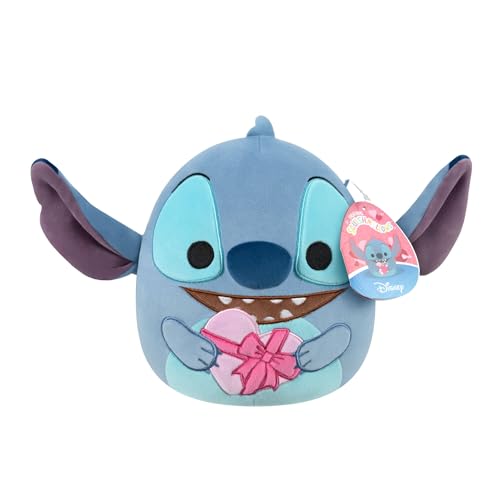Squishmallows Original 8-Inch Disney Stitch with Hearts Plush