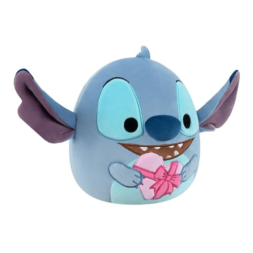 Squishmallows Original 8-Inch Disney Stitch with Hearts Plush