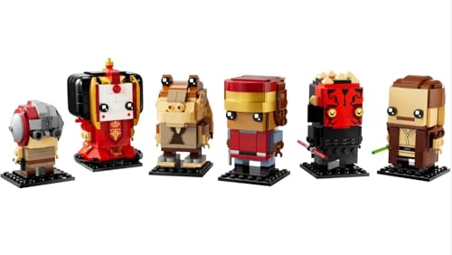 LEGO 40676 Brickheadz Star Wars The Phantom Menace 10+ 732 Pieces With Buildable Figures of Various Characters