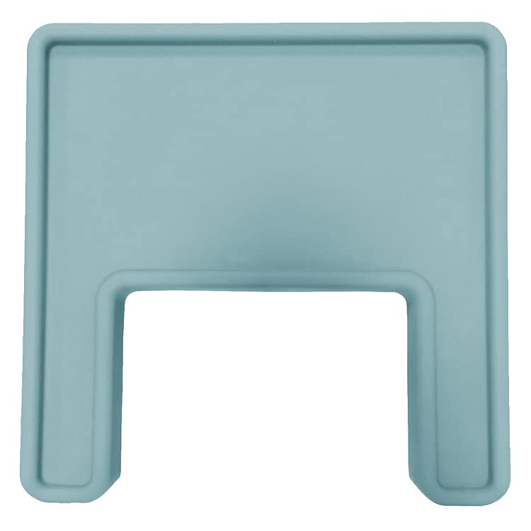 Alimos High Chair Baby Mat Tray Made For IKEA ANTILOP BPA Free Accessories Full Cover Silicone Placemat Dishwasher Safe (Ether)