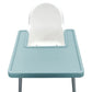 Alimos High Chair Baby Mat Tray Made For IKEA ANTILOP BPA Free Accessories Full Cover Silicone Placemat Dishwasher Safe (Ether)