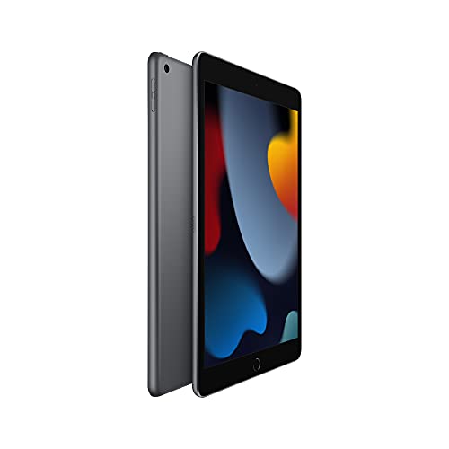 Apple iPad (9th Generation): with A13 Bionic chip, 10.2-inch Retina Display, 64GB, Wi-Fi, 12MP front/8MP Back Camera, Touch ID, All-Day Battery Life – Silver