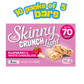 SKINNY CREAM SKINNY CRUNCH BARS CASE ( 10 x 5 = 50 bars per case )