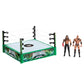 Mattel WWE Bloodline Rules Playset with Ring & 2 Action Figures, Includes The Rock & Roman Reigns 6-inch Superstar Collectibles, JDB55