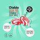 Diablo Sugar-Free Candy Strawberry & Cream, Healthy Sweets Sweetened with Maltitol, Sugar-Free Treats for All Occasions, Ideal for Gift Boxes, Mother’s Day & Father’s Day – 75g, Pack of 3