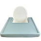 Alimos High Chair Baby Mat Tray Made For IKEA ANTILOP BPA Free Accessories Full Cover Silicone Placemat Dishwasher Safe (Ether)
