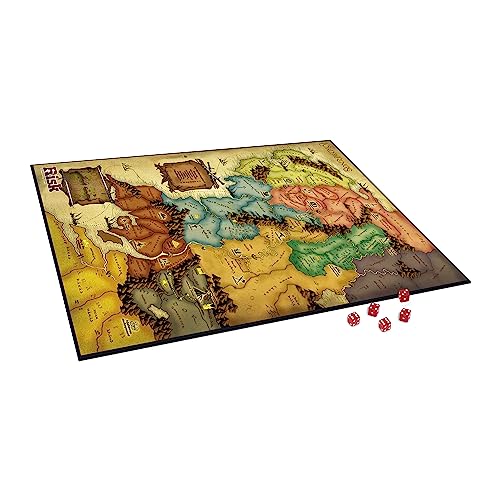 Winning Moves Lord of the Rings RISK Strategy Board Game, Join the Middle-Earth battle covering events of the Fellowship of the Ring, The Two Towers and Return of the King, gift for ages 18 plus