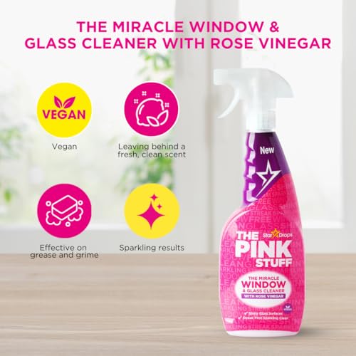 Stardrops The Pink Stuff The Miracle Window & Glass Cleaner with Rose Vinegar