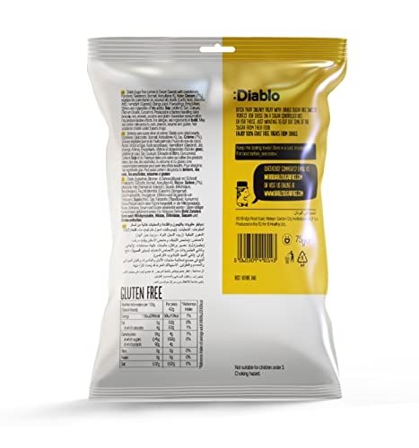 Diablo Sugar-Free Candy Variety Pack - Healthy Sweets Sweetened with Maltitol, Sugar-Free Treats for All Occasions, Ideal for Gift Boxes, Mother’s Day & Father’s Day – 75g Each, 4 Packs