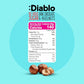 Diablo Dark Chocolate with Hazelnuts, No Added Sugar Dark Chocolate Bar - Maltitol Sweetened, Gluten-Free Snack for All - Celebrate Any Occasion, Birthdays, Valentines, Anniversary - 85g, 6 Packs