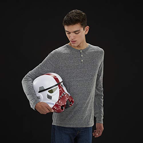 Star Wars The Black Series Incinerator Stormtrooper Premium Electronic Helmet, The Force Unleashed Roleplay Collectible