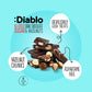 Diablo Dark Chocolate with Hazelnuts, No Added Sugar Dark Chocolate Bar - Maltitol Sweetened, Gluten-Free Snack for All - Celebrate Any Occasion, Birthdays, Valentines, Anniversary - 85g, 6 Packs