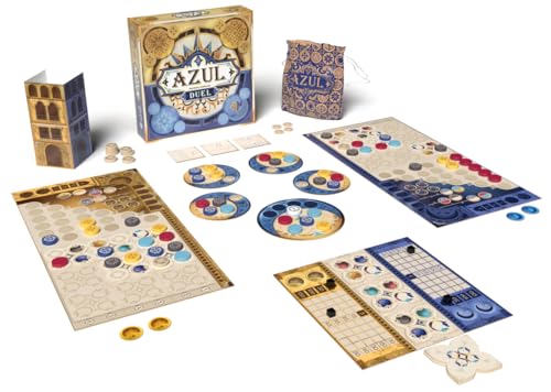 Asmodee | Azul Duel | Board Game | Ages 10+ | 2 Players | 45 Minutes Playing Time