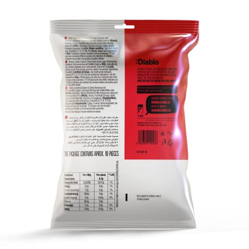 Diablo Sugar-Free Candy Variety Pack - Healthy Sweets Sweetened with Maltitol, Sugar-Free Treats for All Occasions, Ideal for Gift Boxes, Mother’s Day & Father’s Day – 75g Each, 4 Packs