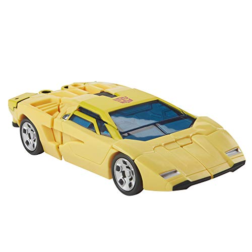 Transformers Toys Generations War for Cybertron: Earthrise Deluxe WFC-E36 Sunstreaker Action Figure – Children Aged 8 and Up, 14-cm