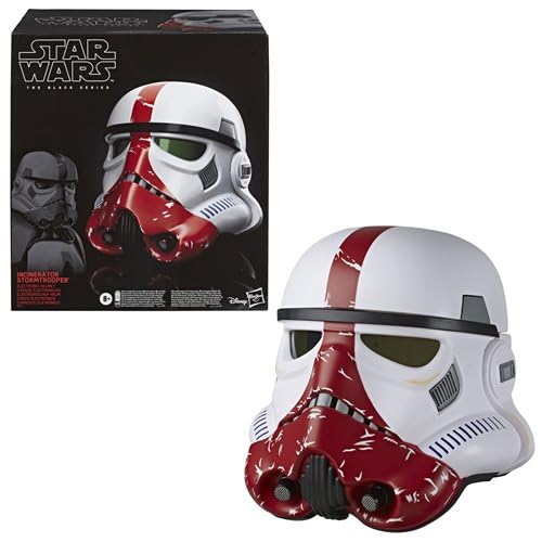 Star Wars The Black Series Incinerator Stormtrooper Premium Electronic Helmet, The Force Unleashed Roleplay Collectible