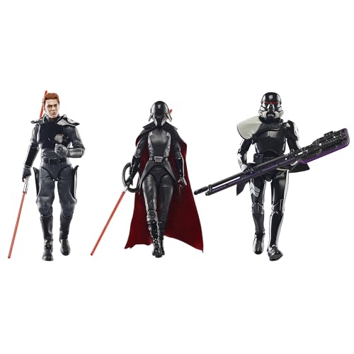 Star Wars The Black Series Second Sister, Cal Kestis, Purge Trooper Star Wars Jedi: Fallen Order 15-cm Action Figures