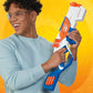 Nerf N Series Strikeback Blaster with Snapback Action, Internal 6-Dart Clip & 12-Dart Storage, Includes 18 Official N1 Foam Darts, High-Performance Toy Blaster for Kids 8 For Kids