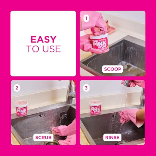 The Pink Stuff Miracle Cleaning Paste 850g - The Powerful All Purpose Multi Surface Cleaner For Ovens Bathrooms Kitchens And More