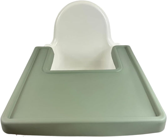 Alimos High Chair Baby Mat Tray Made For IKEA ANTILOP BPA Free Accessories Full Cover Silicone Placemat Dishwasher Safe