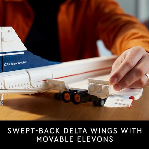 LEGO Icons 10318 Concorde, Building Blocks 3+ Farbig