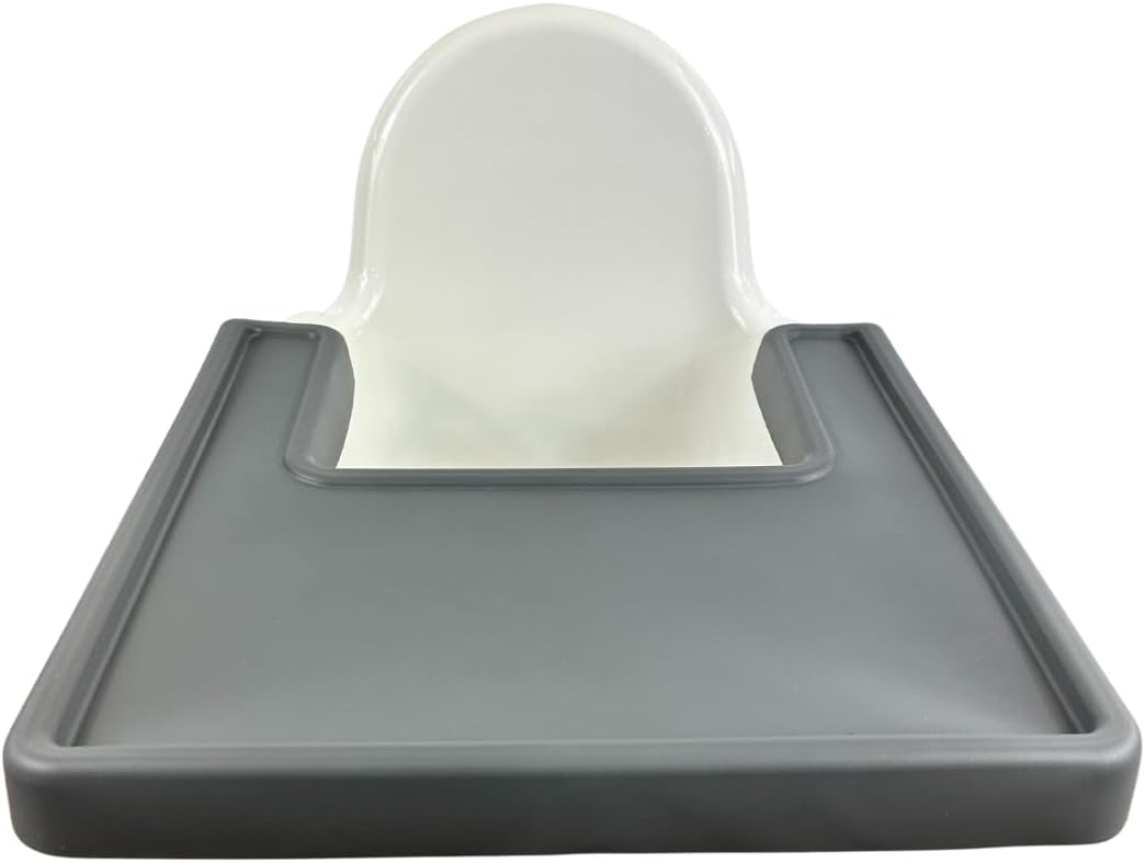 Alimos High Chair Baby Mat Tray Made For IKEA ANTILOP BPA Free Accessories Full Cover Silicone Placemat Dishwasher Safe