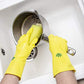 Elbow Grease Rubber Gloves | Cotton Lined, Super Strong, Non-Slip Household Cleaning Gloves (Medium)