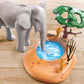 Playmobil 71294 Wiltopia Elephant at the Waterhole, exciting safari with animal learning effect, educational toy, sustainable, fun imaginative role-play, playsets suitable for children ages 4+