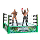 Mattel WWE Bloodline Rules Playset with Ring & 2 Action Figures, Includes The Rock & Roman Reigns 6-inch Superstar Collectibles, JDB55
