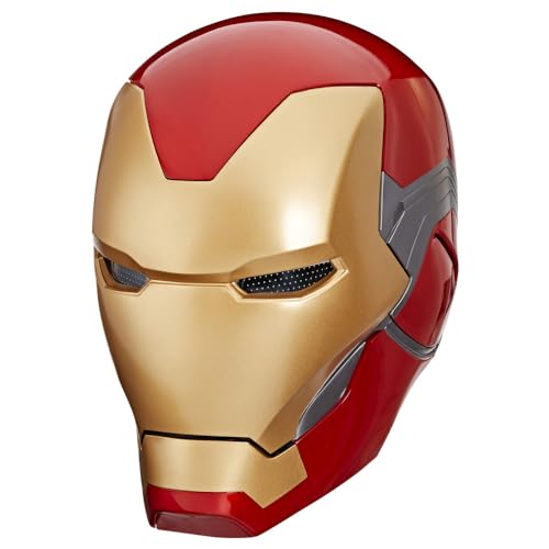 AVENGERS Marvel Legends Series Iron Man Premium Electronic Helmet with Light FX, Endgame Adult Roleplay Gear