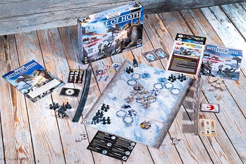 Asmodee | Star Wars: Battle of Hoth | Miniatures Board Game | Ages 14+ | 2-4 Players | 30 Minutes Playing Time