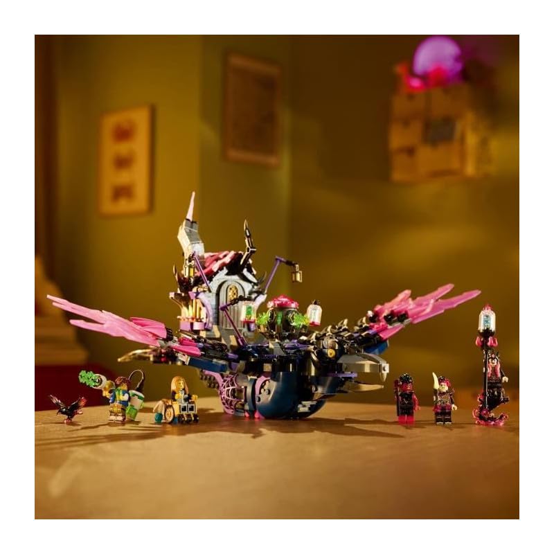 LEGO DREAMZzz 3in1 The Never Witch’s Midnight Raven Animal Toy for 9 Plus Year Old Boys & Girls, Rebuild a Fantasy Hut as a House, Spider or Bird Figure, Birthday Gift Idea 71478