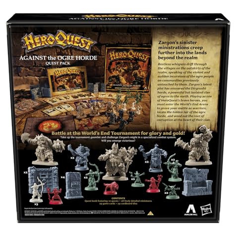 Avalon Hill Heroquest Against the Ogre Horde Quest Pack, Roleplaying Game, Requires HeroQuest Game System to Play - English Version