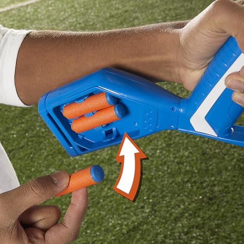 Nerf N Series Strikeback Blaster with Snapback Action, Internal 6-Dart Clip & 12-Dart Storage, Includes 18 Official N1 Foam Darts, High-Performance Toy Blaster for Kids 8 For Kids