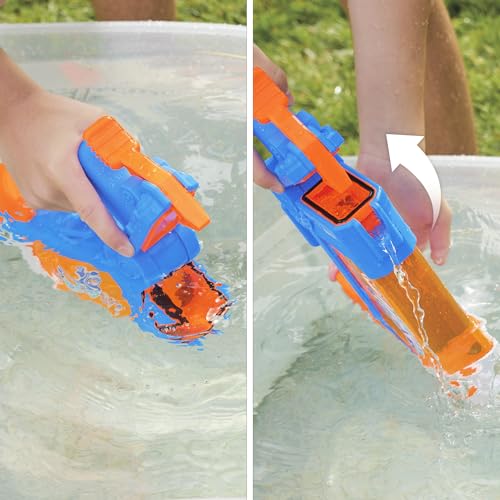 Nerf Super Soaker Flip Fill Water Blaster, Water Blaster, Water Toys, 1, Ideal for Garden Games, 887ml, Multicolor