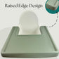 Alimos High Chair Baby Mat Tray Made for IKEA ANTILOP BPA Free Accessories Full Cover Silicone Placemat Dishwasher Safe (Sage)