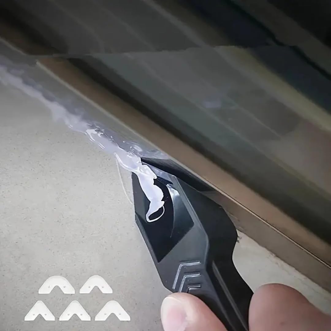 Sealant Application Bundle To Work With UniBond Anti-Mould Kitchen & Bathroom Sealant Includes Silicone Finishing Tool (3-in-1), Smoothing Kit & Precision Caulking Gun
