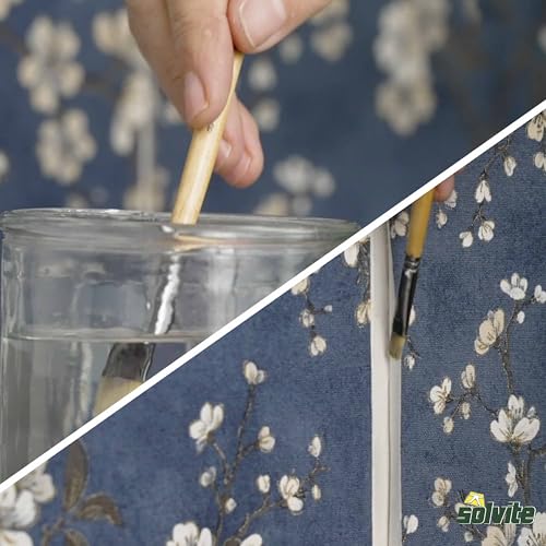 Solvite Wallpaper Repair Adhesive, Wallpaper Paste for Fixing Tears, Seams & Edges, Extra-Strong Glue for Seam Repair, Easy-Spread, 1x56g