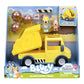 Bluey Dump Truck, With Load and Unload Feature, Get Some Work Done With Exclusive Hard-Hat and Muddy Bingo,