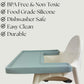 Alimos High Chair Baby Mat Tray Made For IKEA ANTILOP BPA Free Accessories Full Cover Silicone Placemat Dishwasher Safe (Ether)