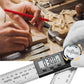 Tsekouri 7 Inch/200mm Stainless Steel Digital Angle Finder Tool with Carpenter Pencil, Digital Protractor Steel Ruler for Internal & External Angle Measurement, LCD Digital Angle Gauge